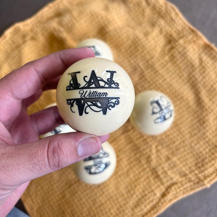Customized Personalized Cue Ball Father's Day Gift