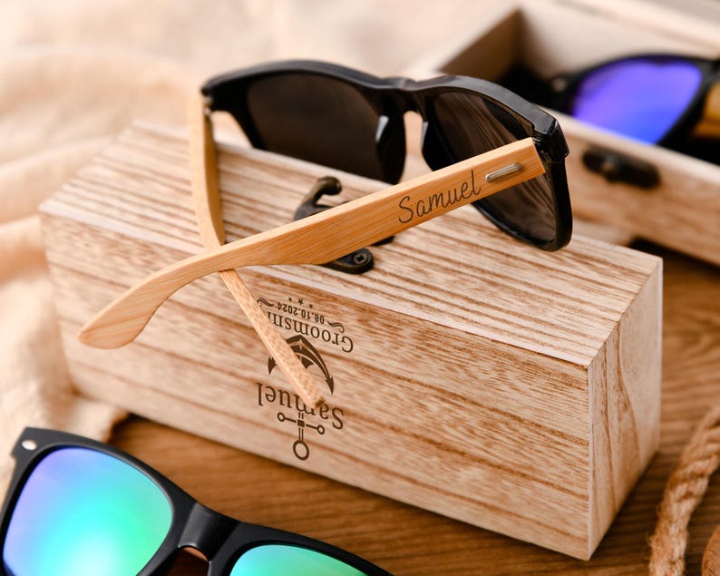 Custom Engraved Wooden Sunglasses