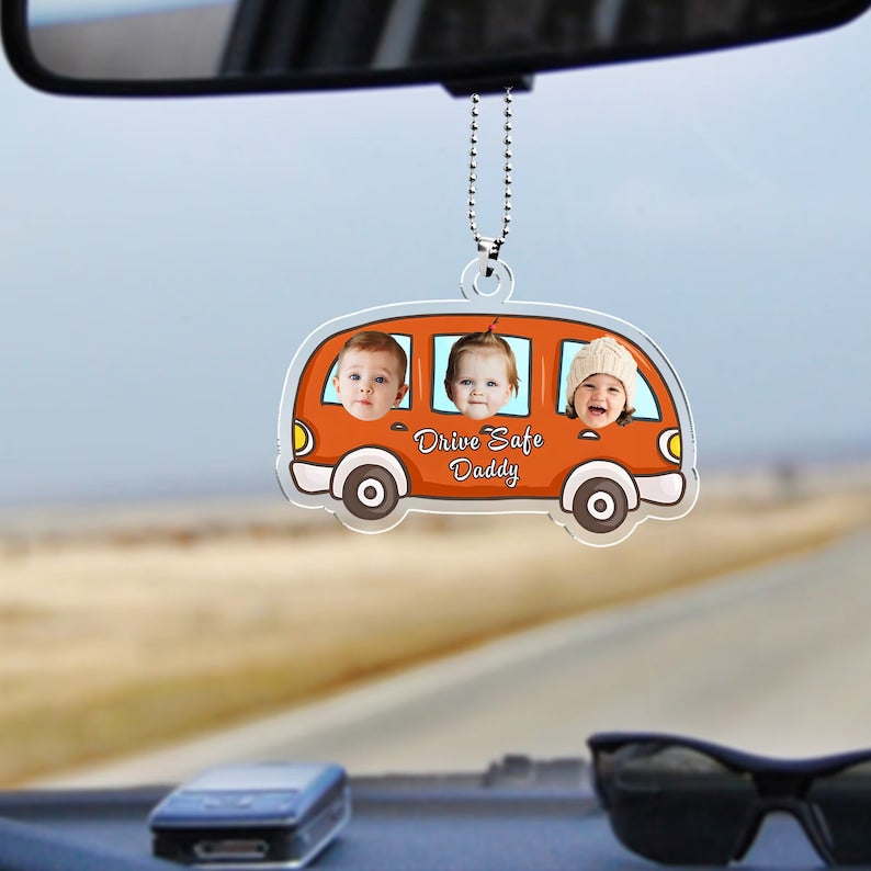 Personalized Baby Photo Car Hanger