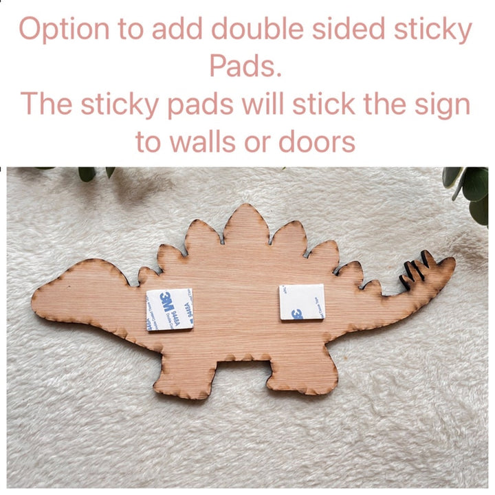 Personalised Dinosaur Door Plates - Kids Bedroom Name Plates