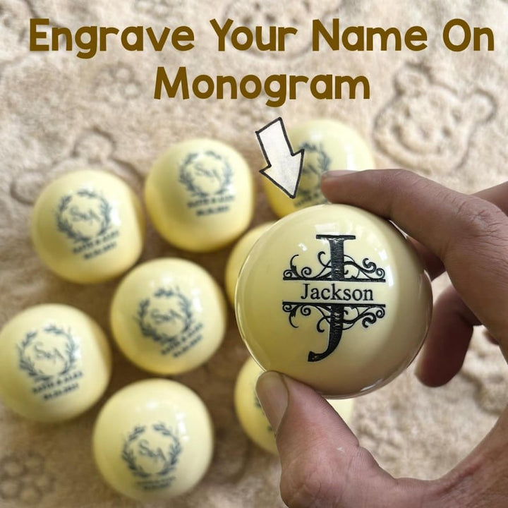Customized Personalized Cue Ball Father's Day Gift