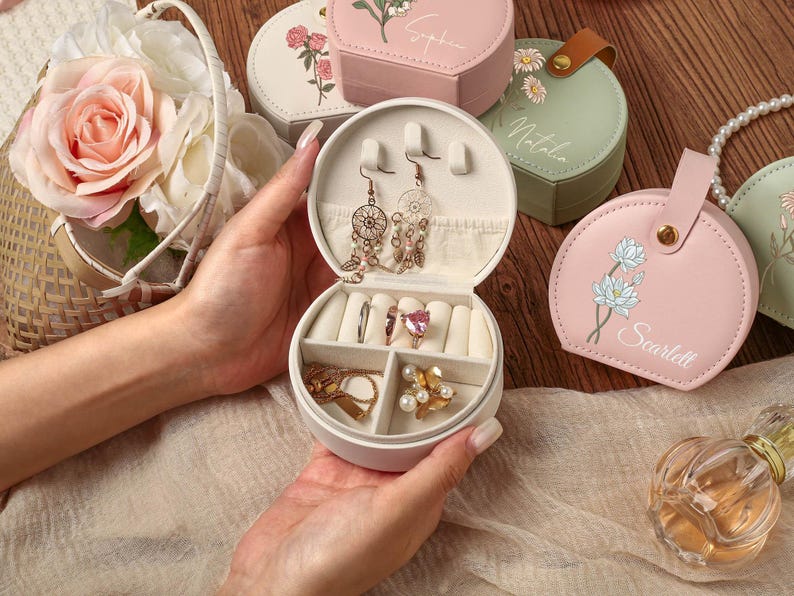 Personalized Name Jewelry Box for Bridesmaids