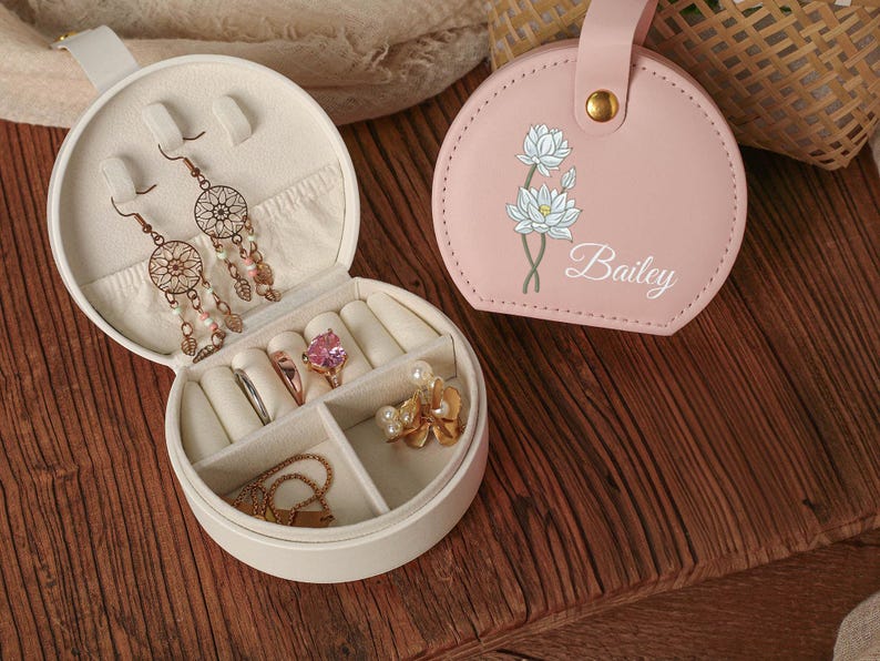 Personalized Name Jewelry Box for Bridesmaids