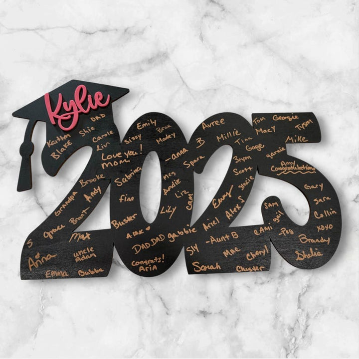 Custom Graduation Guestbook Sign Graduation Party Decorations
