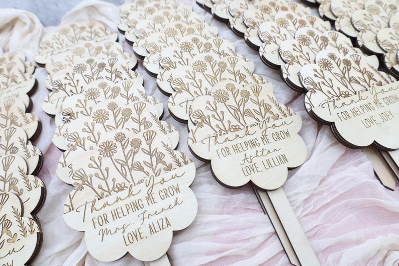 Personalized Teacher Appreciation Card Holder