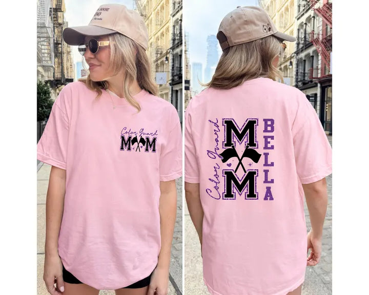 Personalized Glitter Sports Mom Sweatshirt