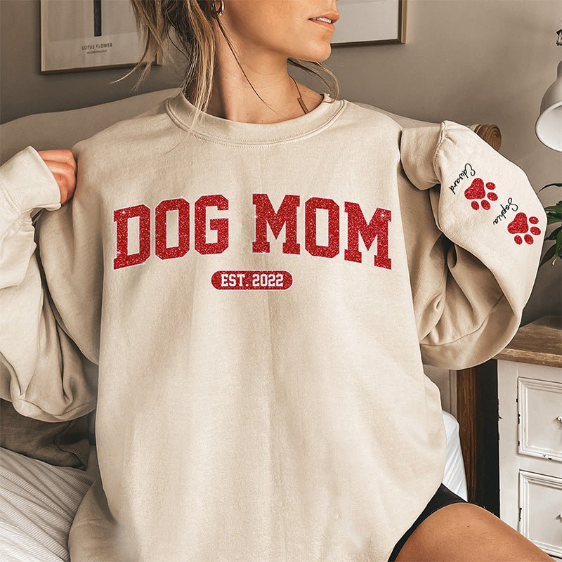 I'm A Cool Dog Mama - Dog Personalized Custom Unisex Sweatshirt With Design - Canvasgiftco