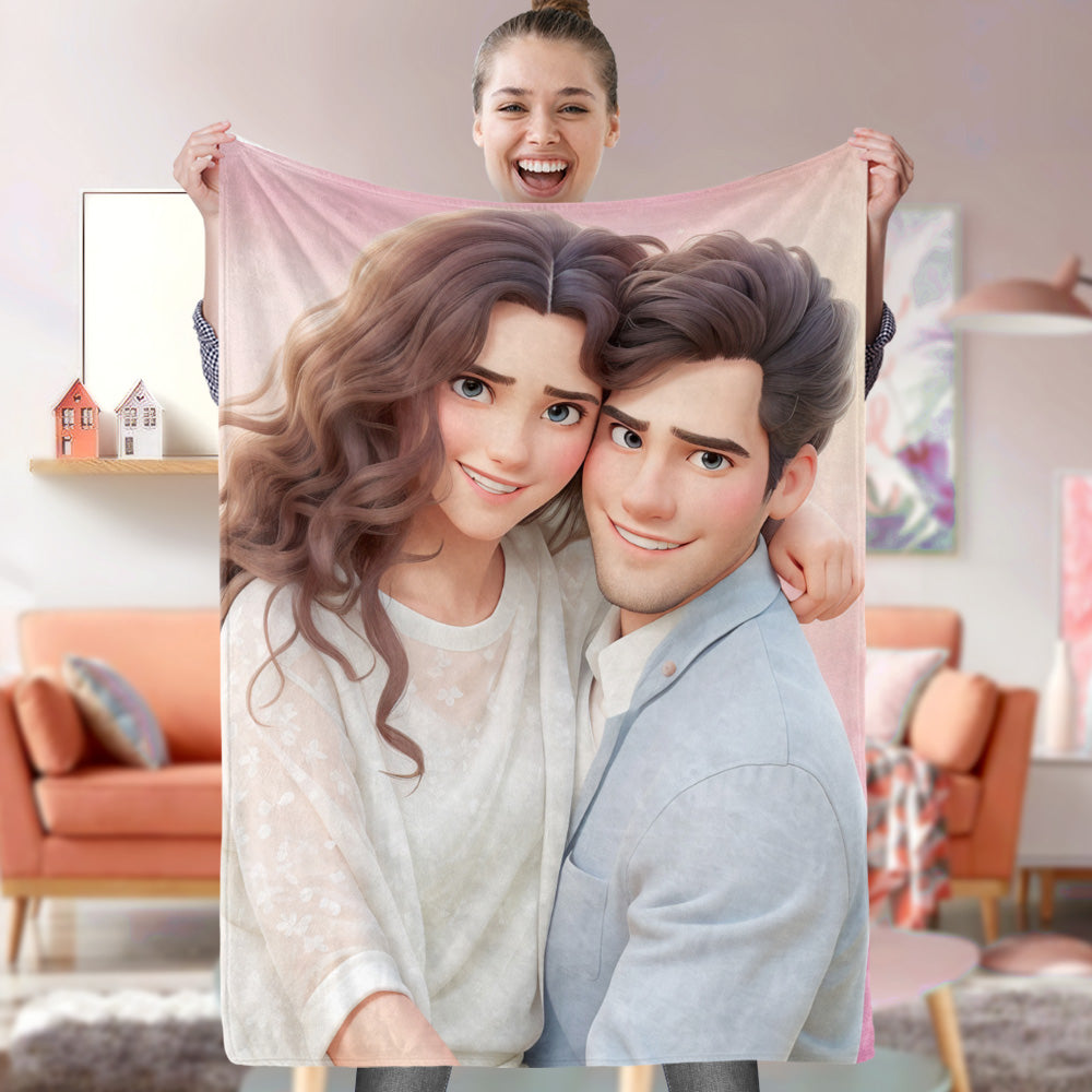 Photo Cartoonization-Personalized Blanket