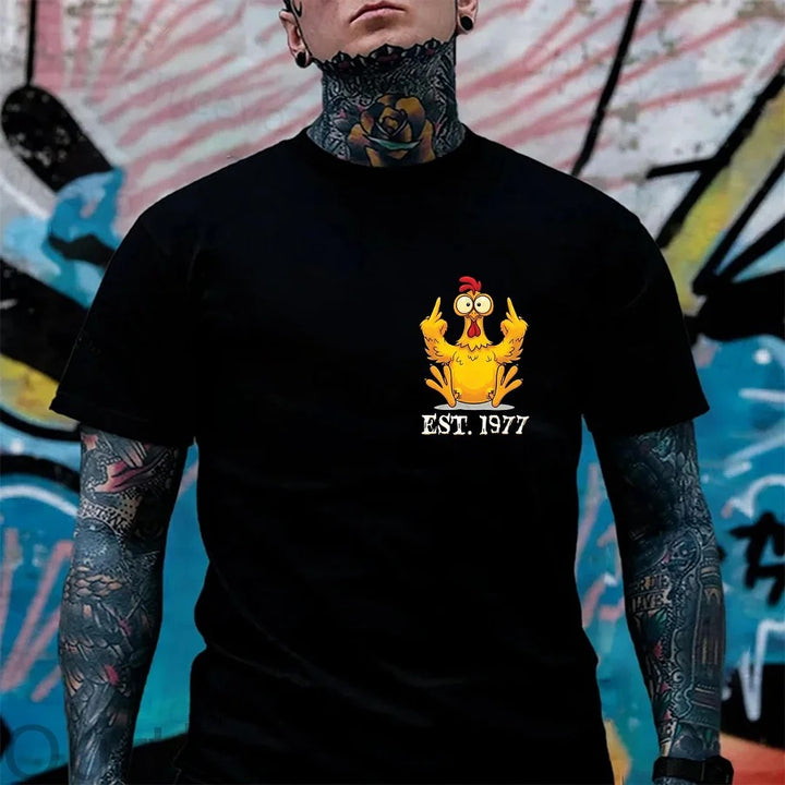 Don’t Like Me? F Caw F Funny Chicken Graphic T-Shirt