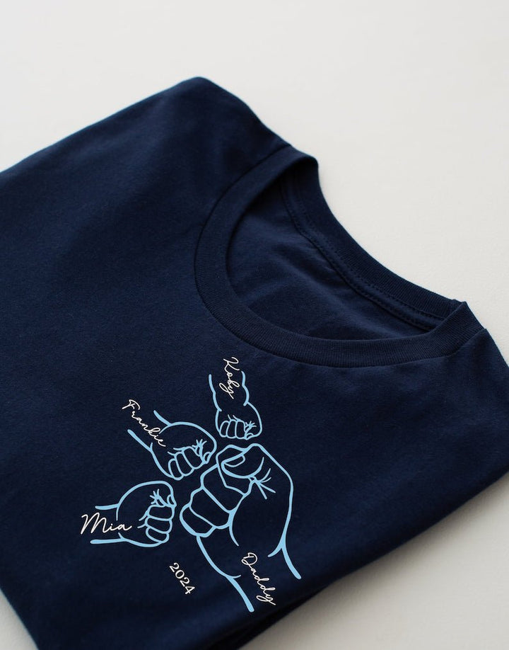 Personalised T-shirt - Father's Day Gift - 1st Fathers day - Canvasgiftco