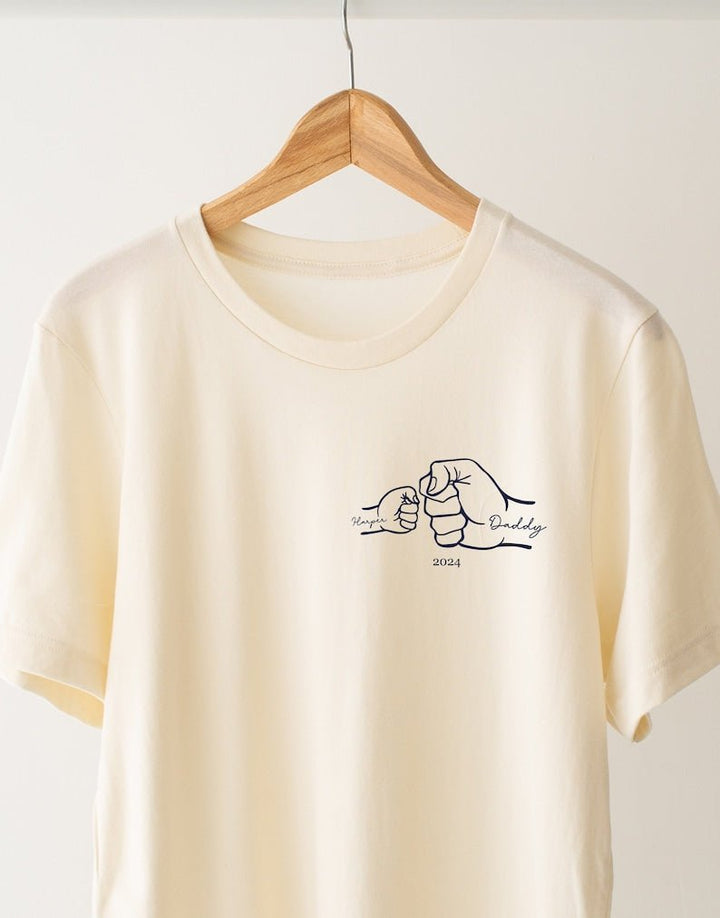 Personalised T-shirt - Father's Day Gift - 1st Fathers day - Canvasgiftco