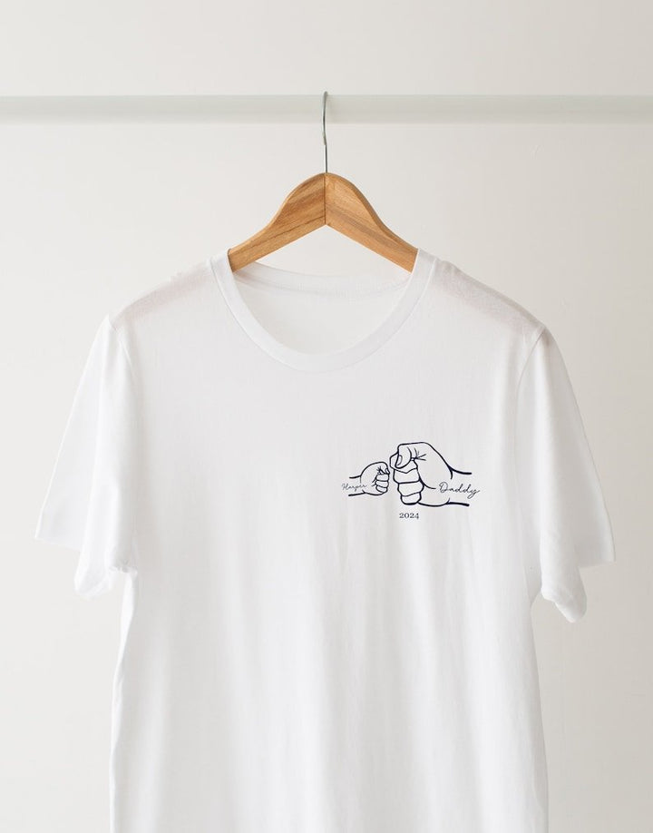 Personalised T-shirt - Father's Day Gift - 1st Fathers day - Canvasgiftco