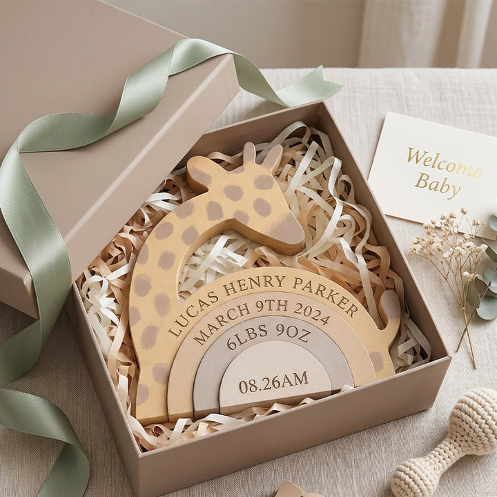 Personalized Baby Birth Keepsake – Custom Name, Date, Time & Weight - Canvasgiftco