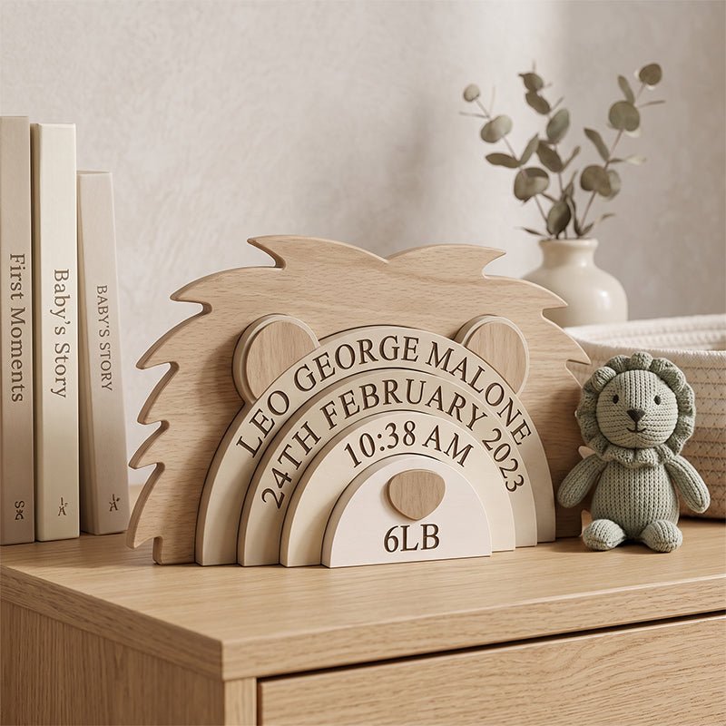 Personalized Baby Birth Keepsake – Custom Name, Date, Time & Weight - Canvasgiftco