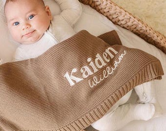 Personalized Baby Embroidered Nap Blanket - Canvasgiftco