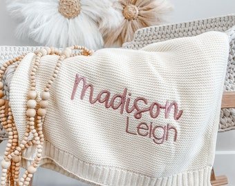 Personalized Baby Embroidered Nap Blanket - Canvasgiftco