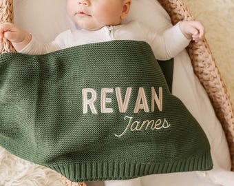 Personalized Baby Embroidered Nap Blanket - Canvasgiftco