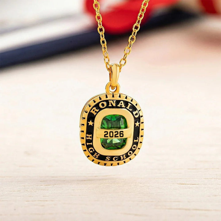 🎓 Personalized Birthstone Graduation Necklace Class of 2026 – A Moment That Lasts Forever - Canvasgiftco