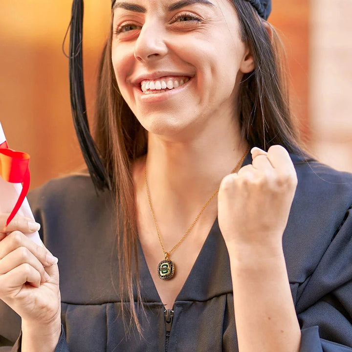 🎓 Personalized Birthstone Graduation Necklace Class of 2026 – A Moment That Lasts Forever - Canvasgiftco