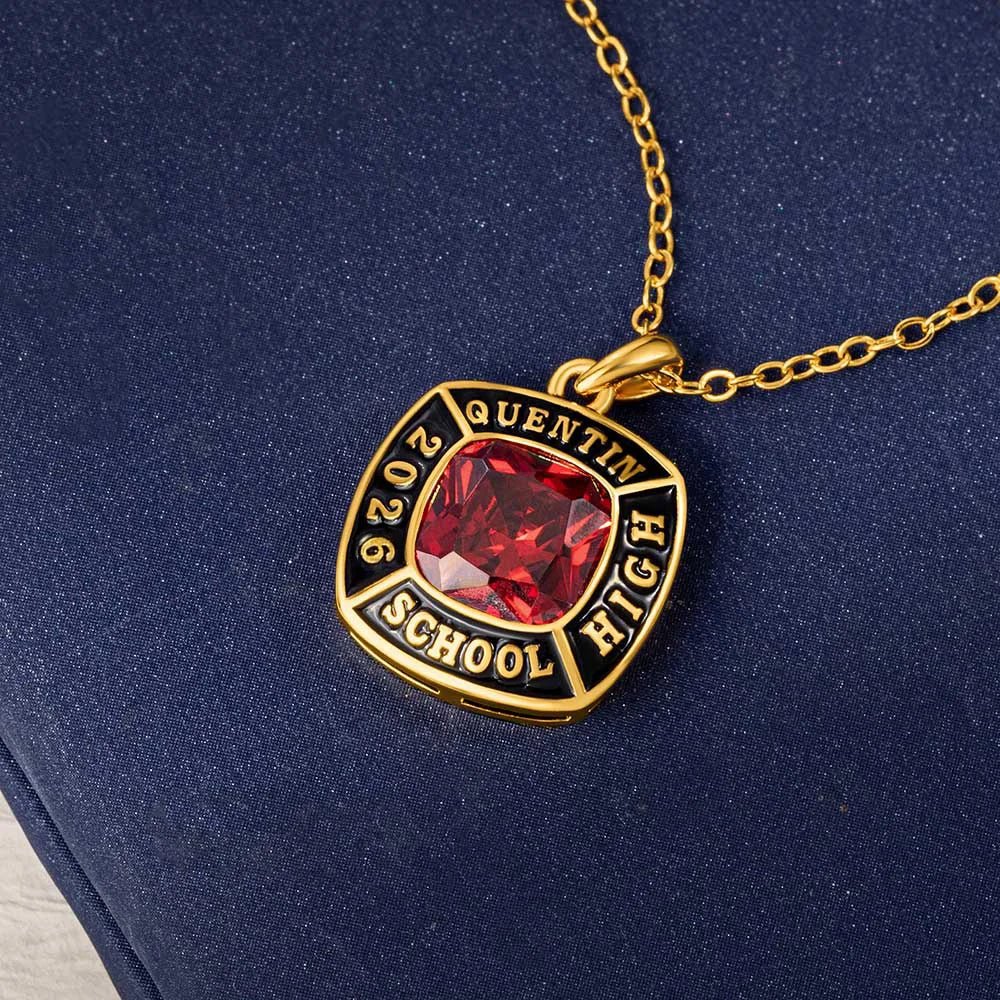 🎓 Personalized Birthstone Graduation Necklace Class of 2026 – A Moment That Lasts Forever - Canvasgiftco