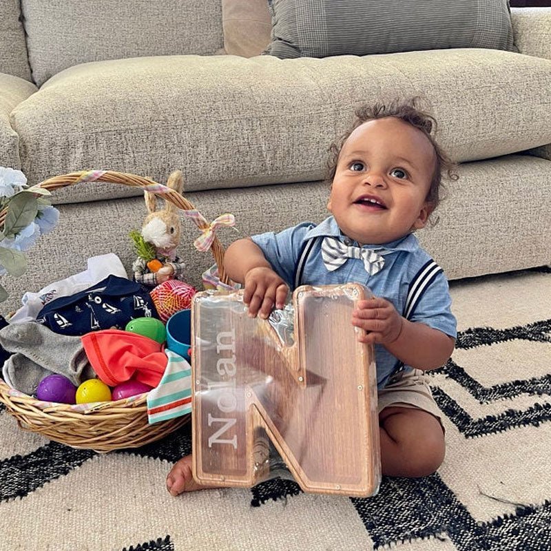 Personalized Boys/Girls Piggy Bank-Wood Gift For Kids - Canvasgiftco
