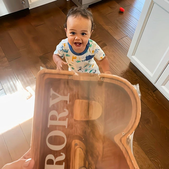Personalized Boys/Girls Piggy Bank-Wood Gift For Kids - Canvasgiftco
