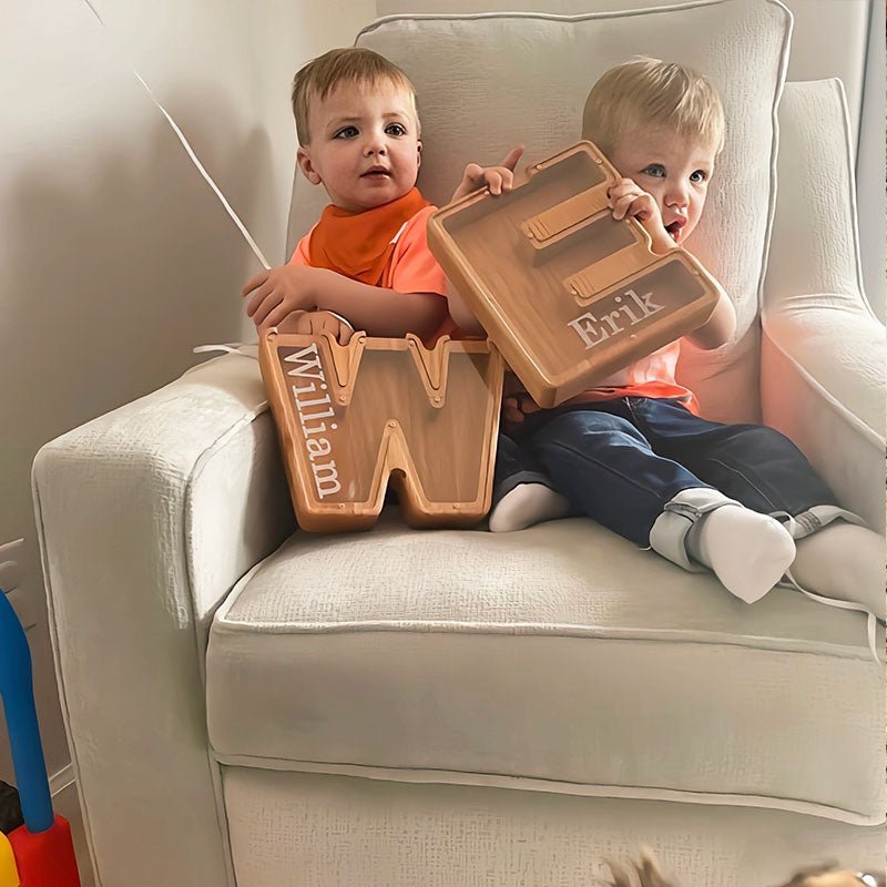 Personalized Boys/Girls Piggy Bank-Wood Gift For Kids - Canvasgiftco