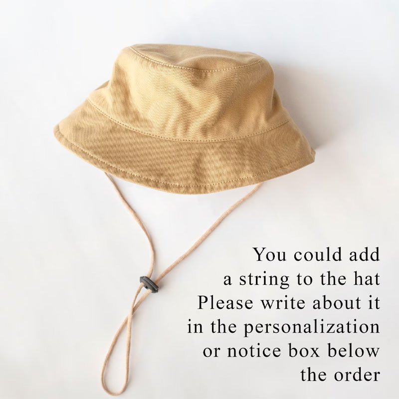 Personalized Children's Name Sun Hat - Suitable For Children Aged 2-7 - Canvasgiftco