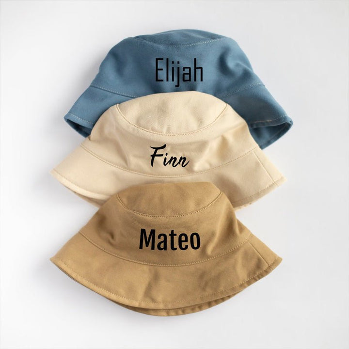 Personalized Children's Name Sun Hat - Suitable For Children Aged 2-7 - Canvasgiftco