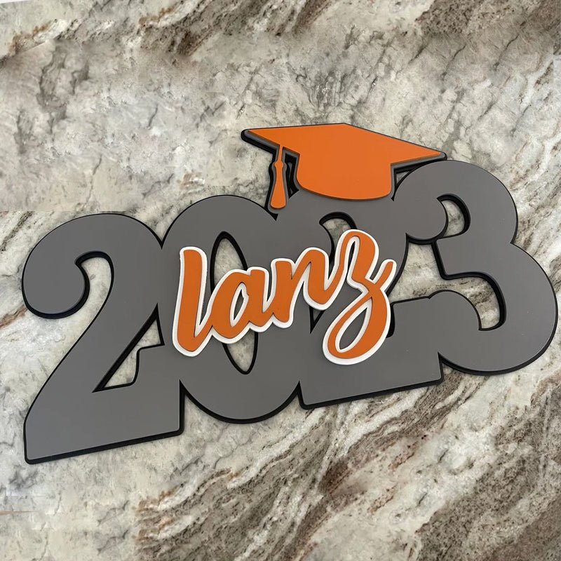 Personalized Deluxe Graduation Sign - Canvasgiftco