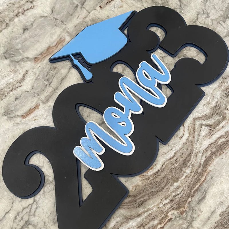Personalized Deluxe Graduation Sign - Canvasgiftco