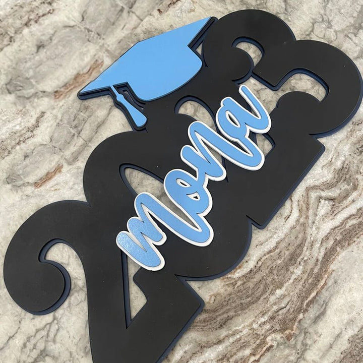 Personalized Deluxe Graduation Sign - Canvasgiftco