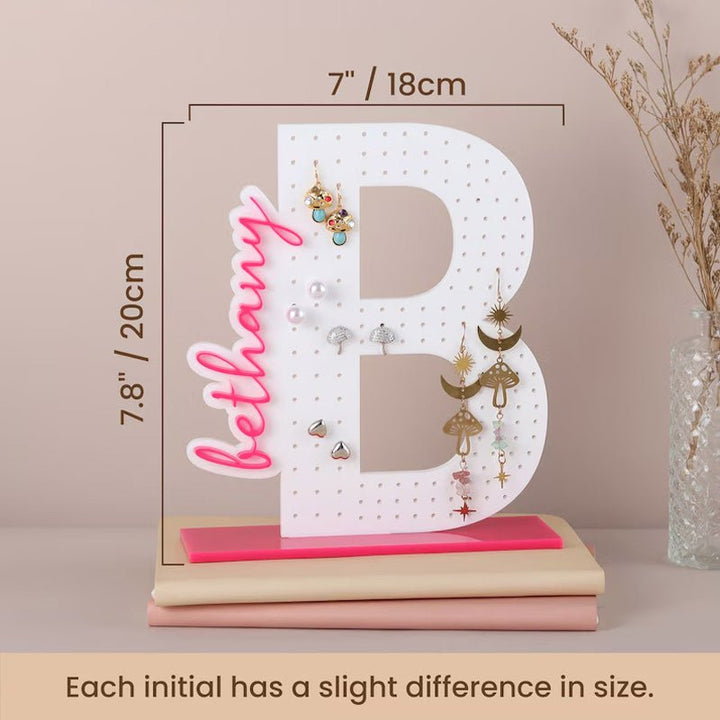 Personalized Earring Holder - Birthday Gift for Her - Canvasgiftco