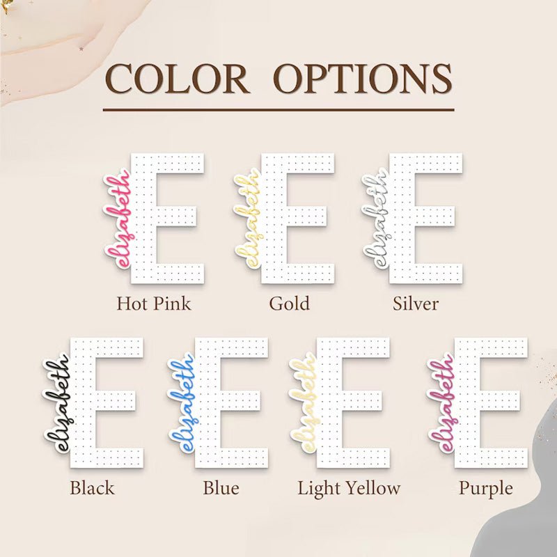 Personalized Earring Holder - Birthday Gift for Her - Canvasgiftco