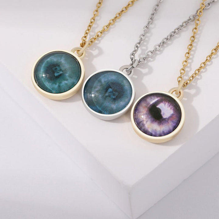 Personalized Eye Custom Pendant Necklace - Canvasgiftco