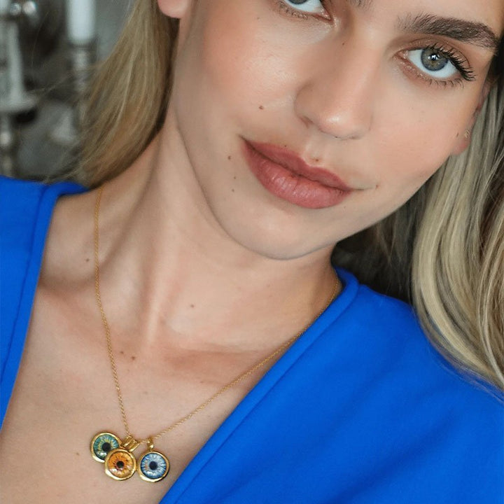Personalized Eye Custom Pendant Necklace - Canvasgiftco