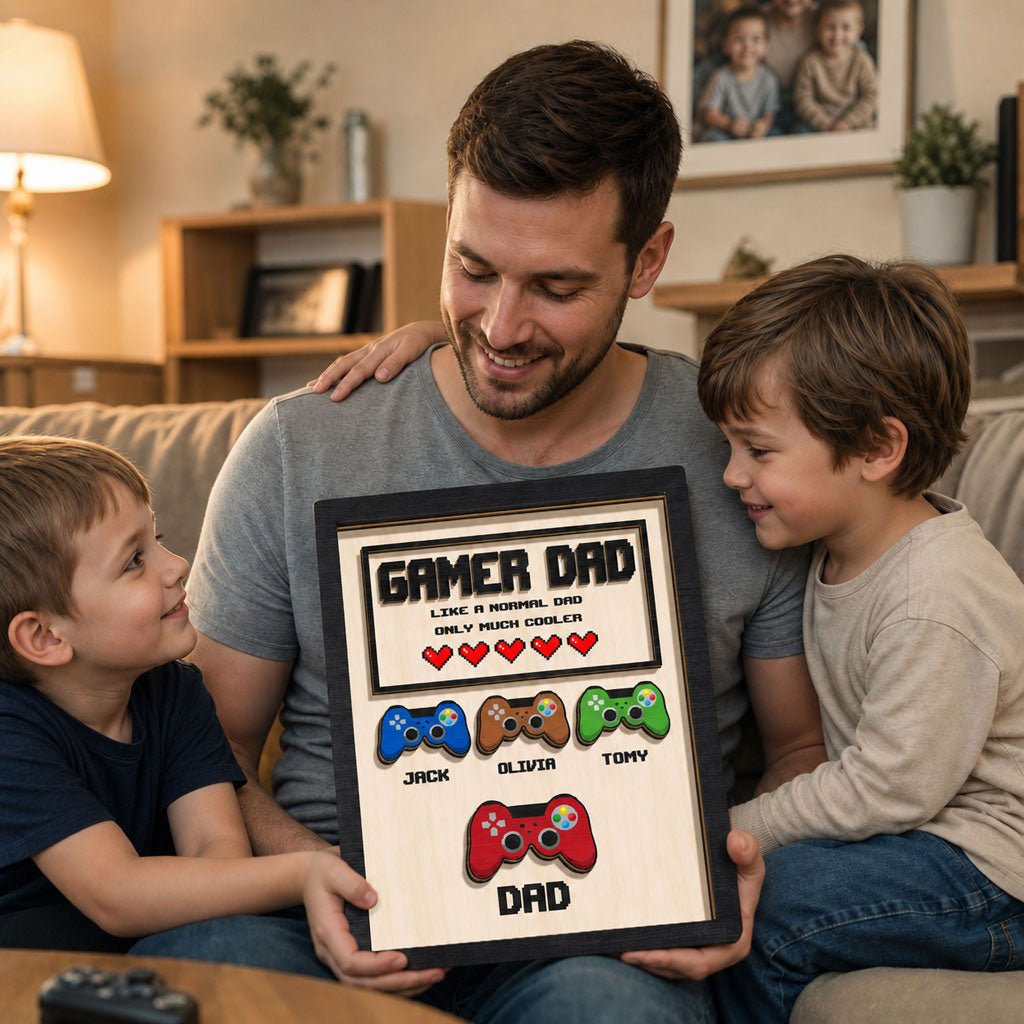 Personalized Father’s Day Wooden Keepsake – A Timeless Gift for Dad - Canvasgiftco