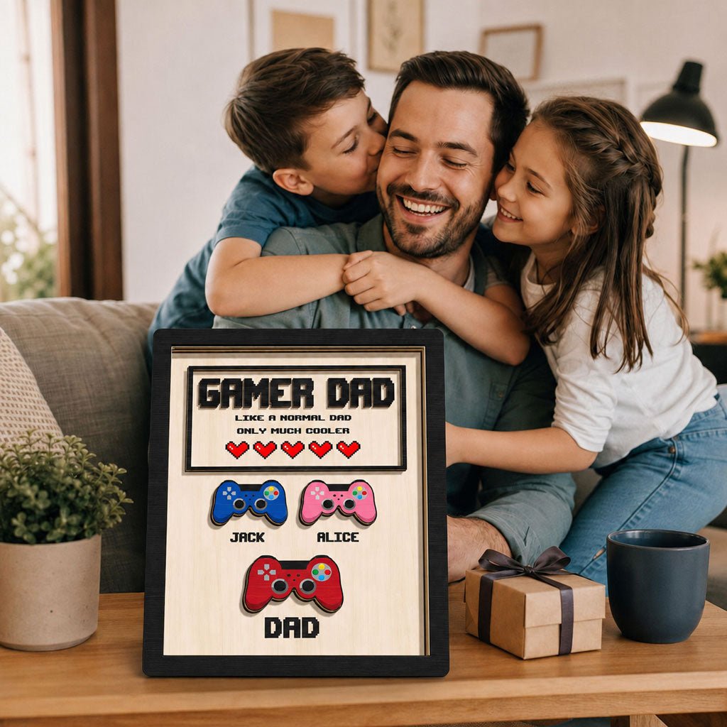 Personalized Father’s Day Wooden Keepsake – A Timeless Gift for Dad - Canvasgiftco