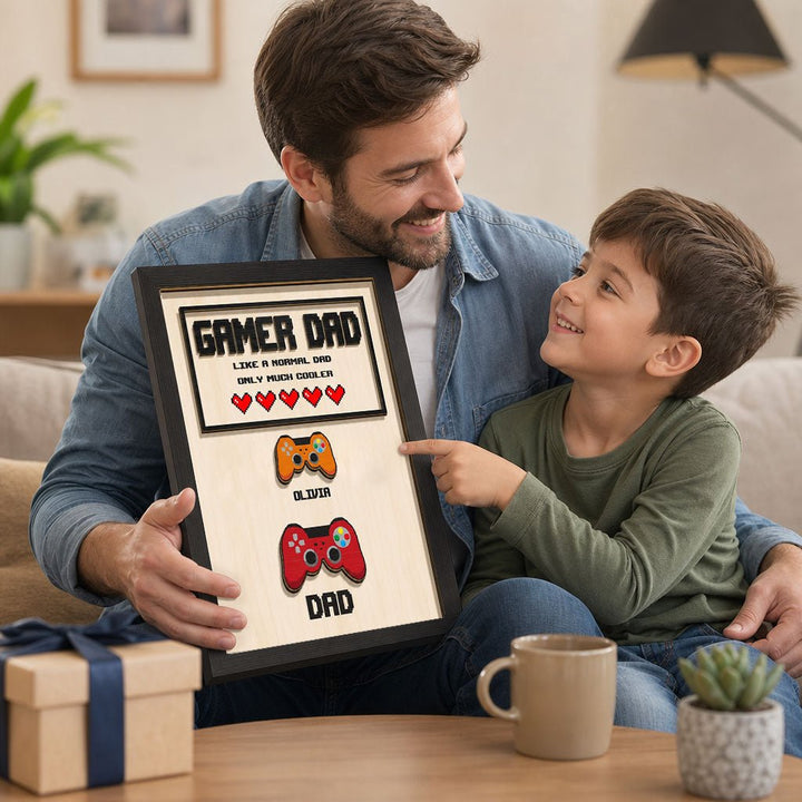 Personalized Father’s Day Wooden Keepsake – A Timeless Gift for Dad - Canvasgiftco