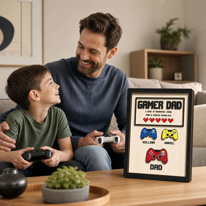 Personalized Father’s Day Wooden Keepsake – A Timeless Gift for Dad - Canvasgiftco