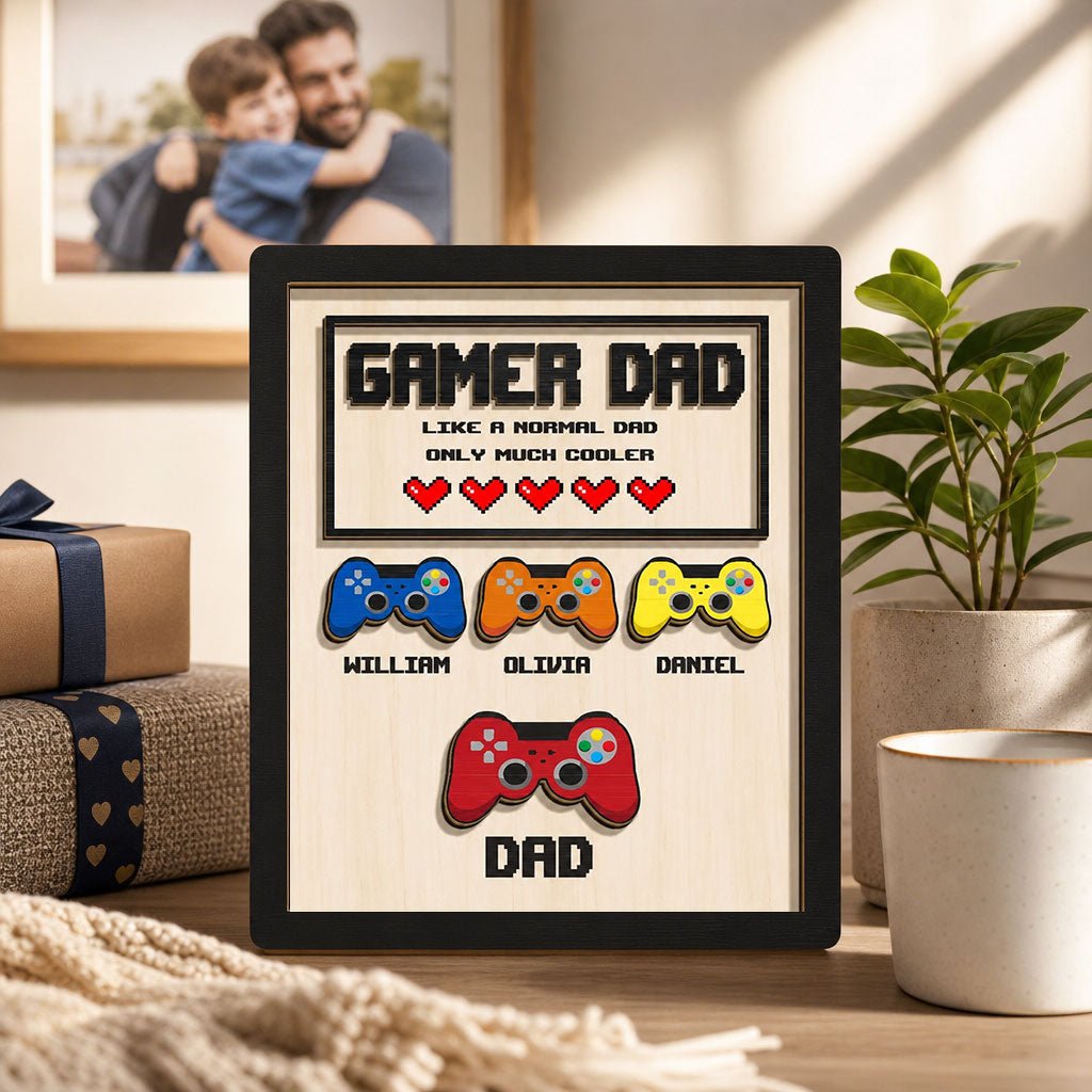 Personalized Father’s Day Wooden Keepsake – A Timeless Gift for Dad - Canvasgiftco