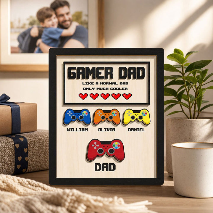 Personalized Father’s Day Wooden Keepsake – A Timeless Gift for Dad - Canvasgiftco