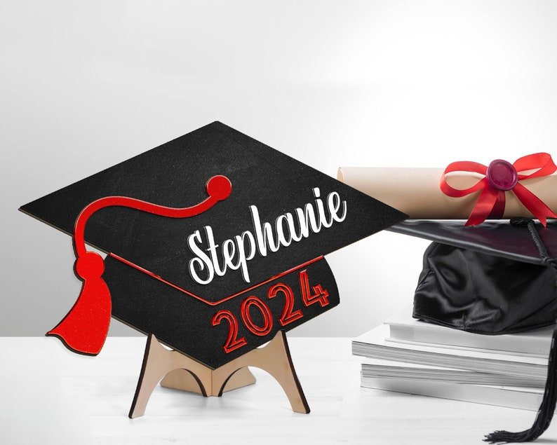 Personalized Graduation Cap Plaque Decoration - Canvasgiftco