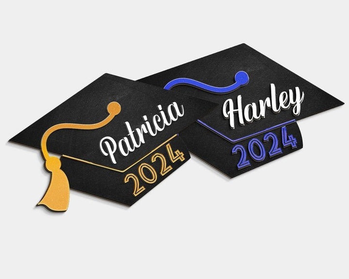 Personalized Graduation Cap Plaque Decoration - Canvasgiftco