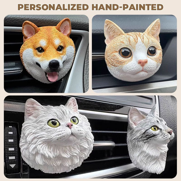 Personalized Hand-Painted 3D Pet Statue - Canvasgiftco