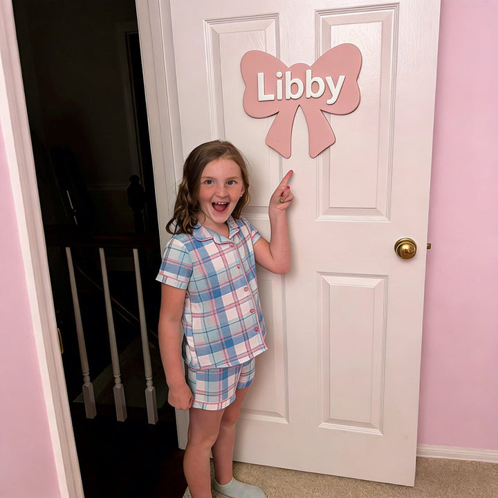 Personalized Kid's Bedroom Decoration Door Sign - Canvasgiftco