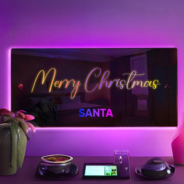 Personalized Light Up Name Mirror - Canvasgiftco