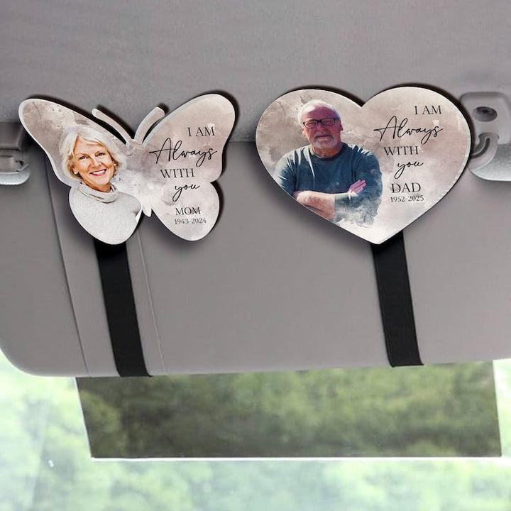 Personalized Memorial Photo Car Visor Clip - Canvasgiftco