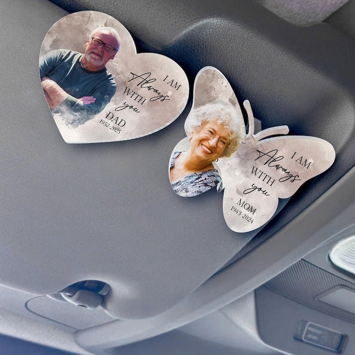 Personalized Memorial Photo Car Visor Clip - Canvasgiftco
