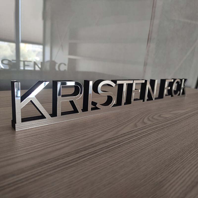 Personalized Mirror Acrylic Name Three - dimensional Sign Nursery Decoration - Canvasgiftco